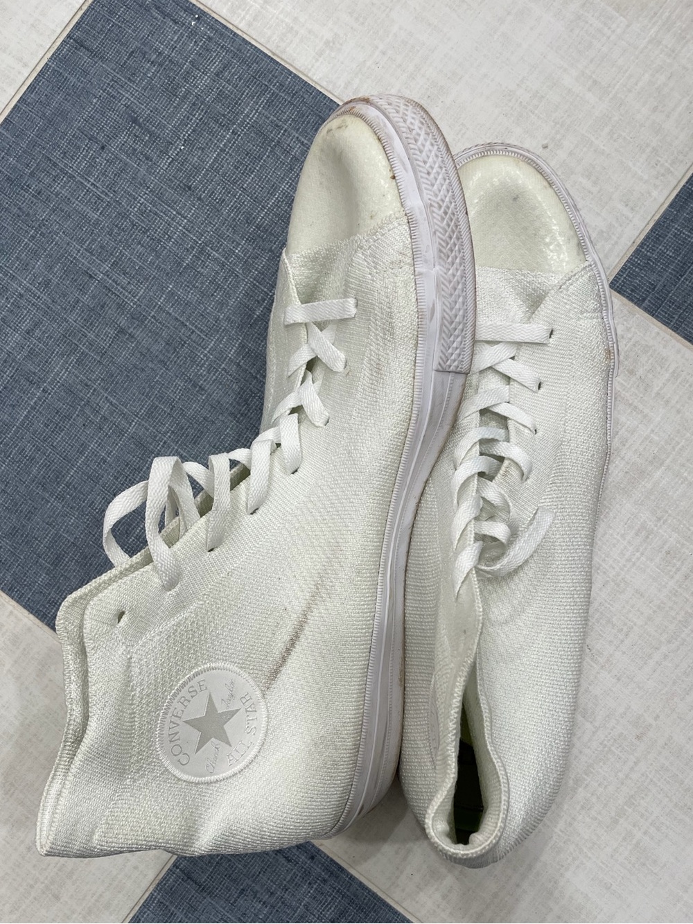 CONVERSE Chuck Taylor II Knit Nike Lunarlon High Top Sneakers (Men’s 13)